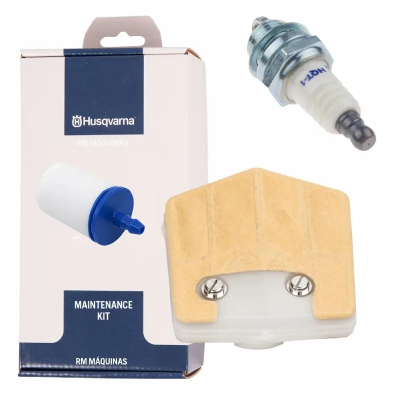 Kit Manutenção Filtros Vela Motosserra Husqvarna 61 Original - Não Disponível - Construção E Ferramentas