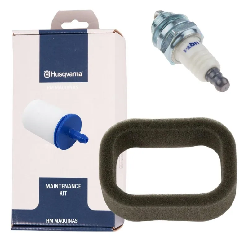 Kit Manutenção Filtros Vela Roçadeira Husqvarna 226r/226rj/226k