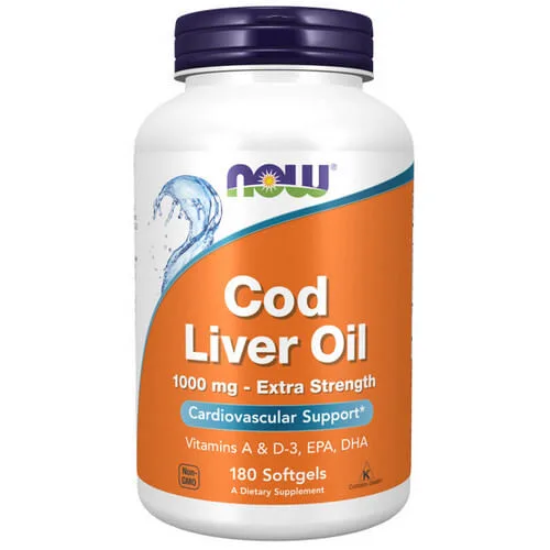 Óleo De Fígado De Bacalhau 1000 Mg 180 Softgels Até Agora Alimentos - Não Informado - Suplementos Alimentares