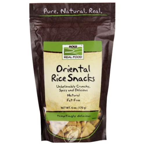 Oriental Rice Snacks - NOW FOODS - Mercearia