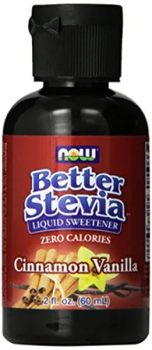 Now Foods Liquid Stevia, Cinnamon Vanilla, 2 Fluid Ounce - NOW FOODS - Mercearia