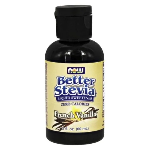 French Vanilla Liquid Stevia - NOW FOODS - Mercearia