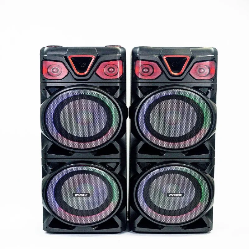 Caixa de Som Amplificada Mystic 100W X2 Bluetooth Com Microfone Sem Fio My-Ps799T (MP)