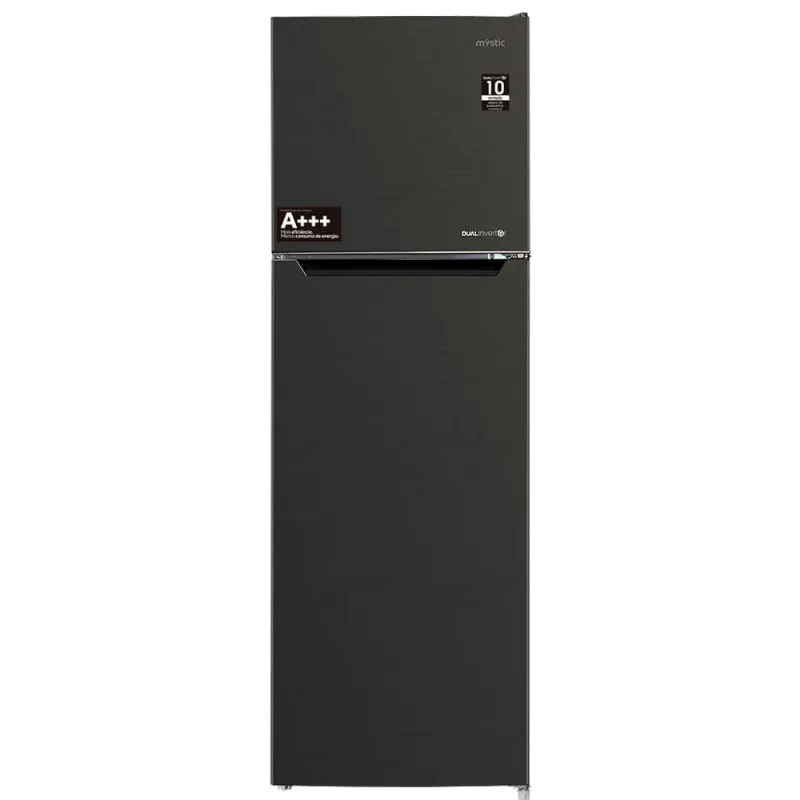 Geladeira Mystic Dual Inverter Frost Free 255 Litros Duplex Inox Mate (MP)