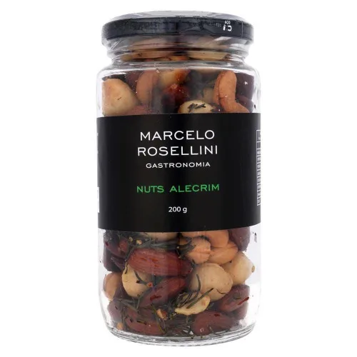 Nuts Alecrim 200g Marcelo Rosellini - MARCELO ROSELLINI - Mercearia