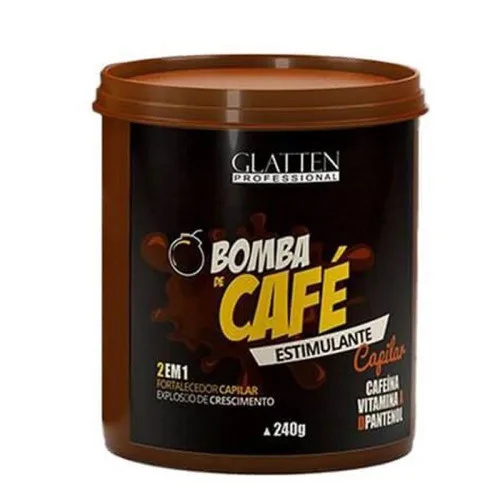 Cr Hidrat Glatten 240g Bomba De Cafe - HIDRAT - Higiene E Beleza