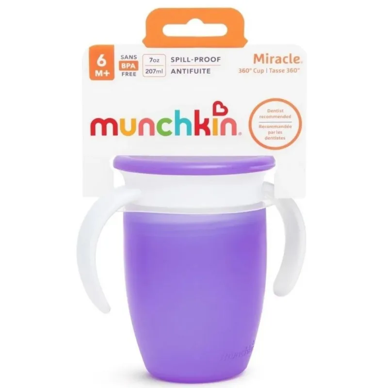 Copo 360 - 207 Ml - Roxo - Munchkin