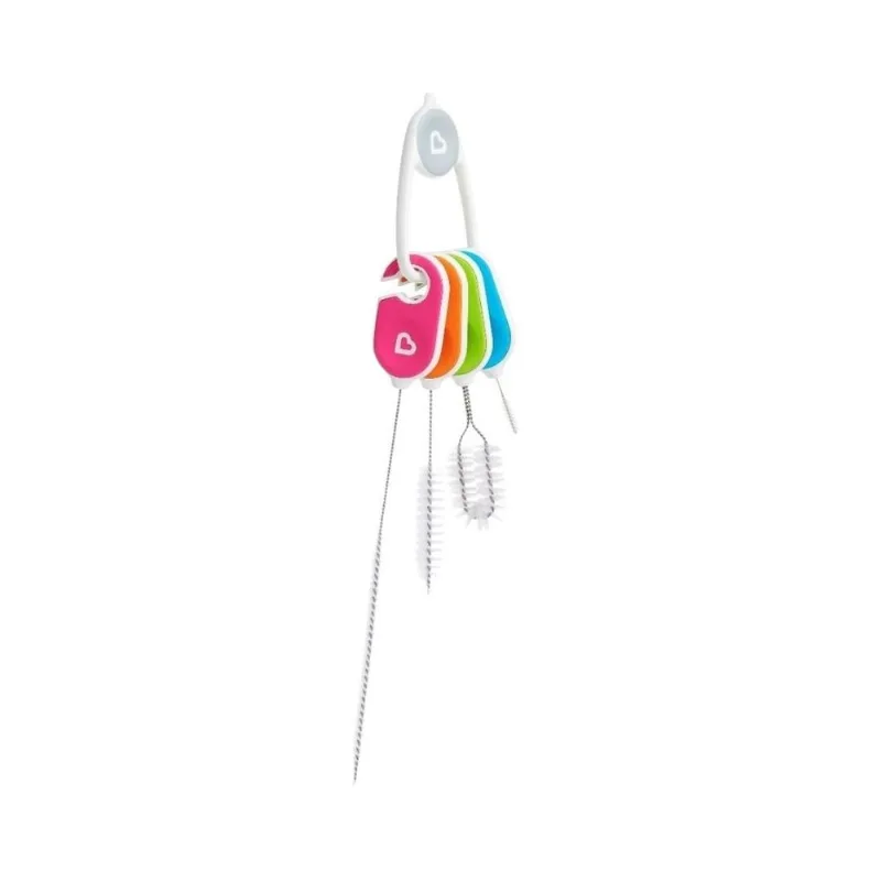 Escova de limpeza Garrafa e Copo 4 PÇ Chaveiro Munchkin