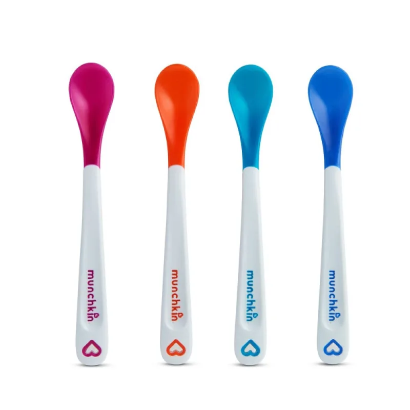 Colher Munchkin Termo Sensível 4 Unidades - SYLINK