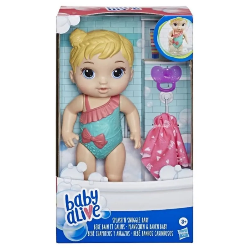 Boneca Baby Alive Bebê Banhos Carinhosos - Hasbro - Loira Hasbro