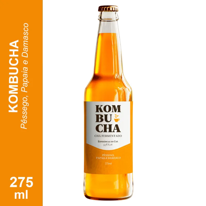 Chá Kombucharia Pêssego 275ml