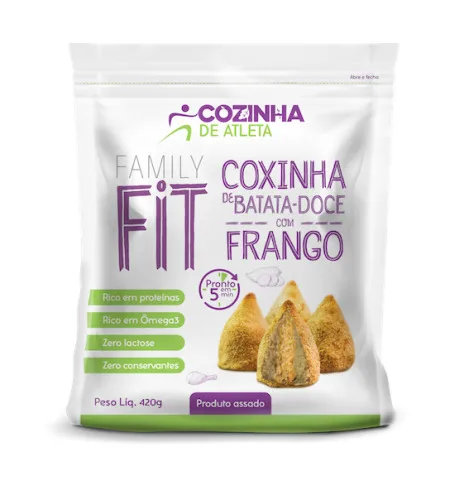 FAMILY FIT COXINHA DE BATATA DOCE COM FRANGO 420GRS