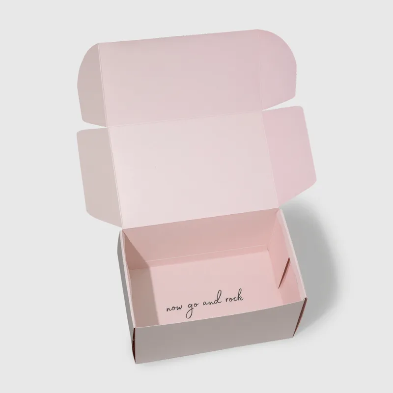 Caixa para Presente Dobrável Rosa G. Não