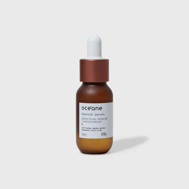 Sérum Antiacne e Antioleosidade - Blemish Serum 30ml Océane Sérum Antiacne e Antioleosidade - Blemish Serum 30ml