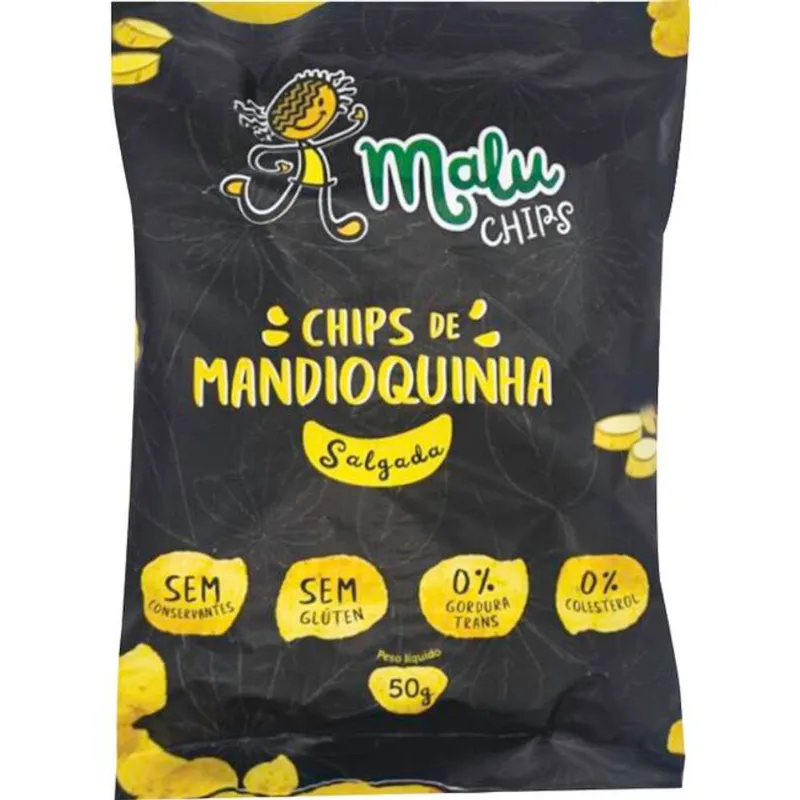 Chips de Mandioquinha Malu Salgada 50g