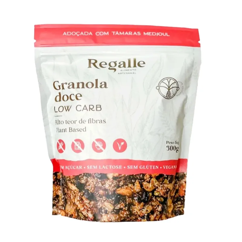 Granola Doce Low Carb Vegana Regalle 300g