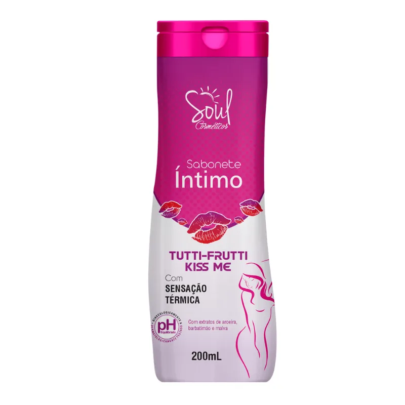 Sabonete Líquido Intimo Soul 200ml Tutti Frutti