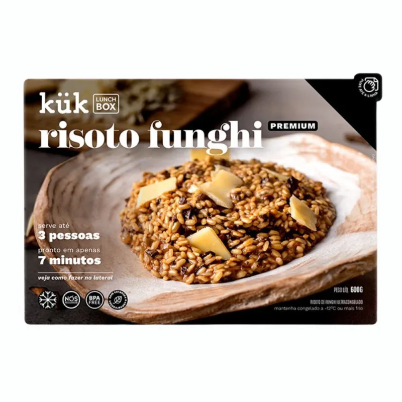 Risoto Funghi Kük Lunchbox 600g - Kük - Frios E Laticinios