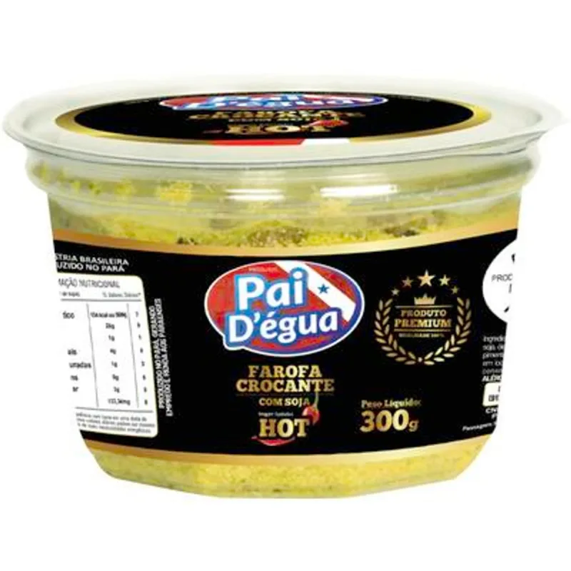 Farofa Pai D'égua Hot amarela 300g