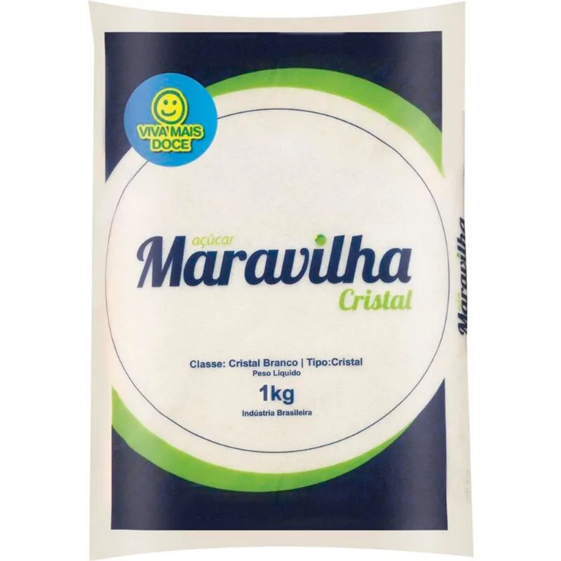 Açúcar Cristal Maravilha 1kg
