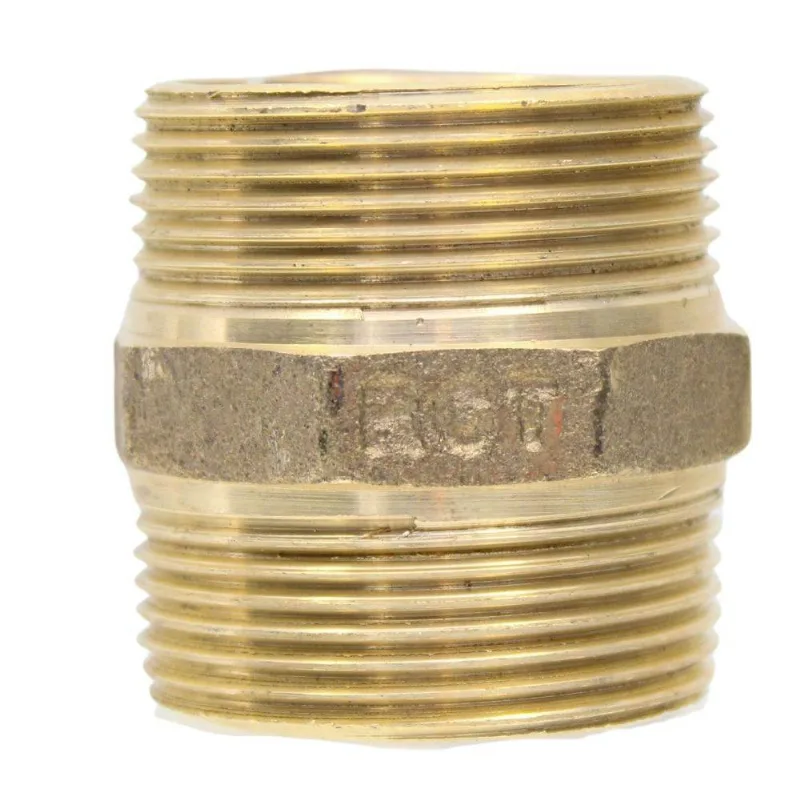Niple Latão BSPT Rumo Certo Niple Latão BSPT 1.1/2" Rumo