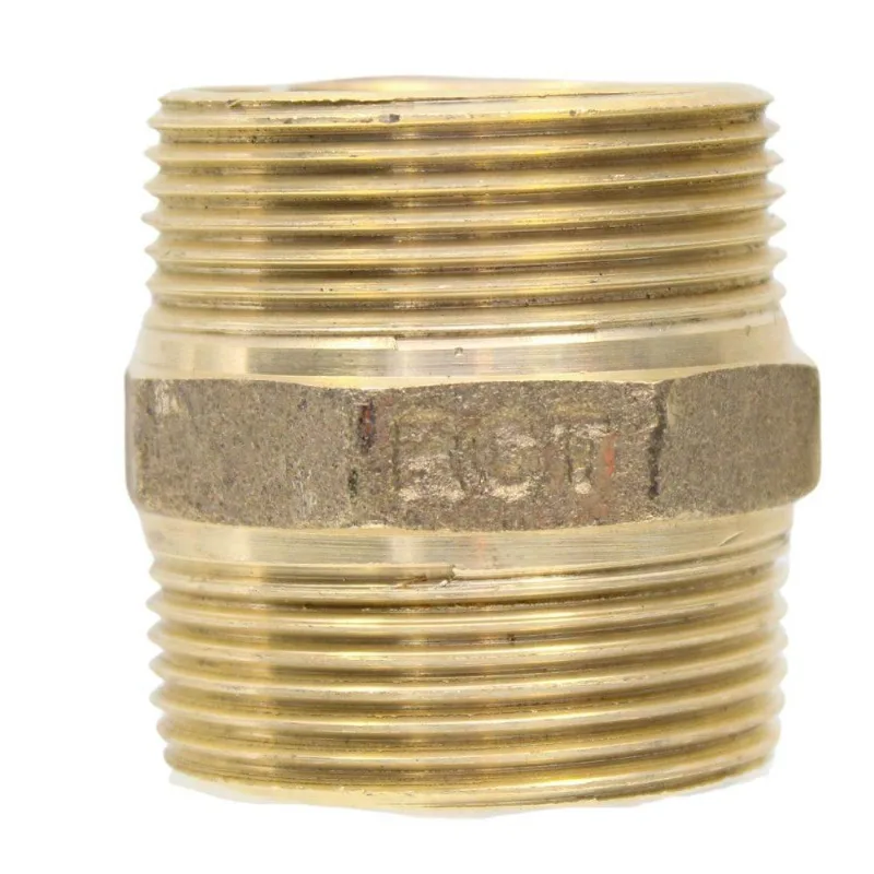 Niple Latão BSPT Rumo Certo Niple Latão BSPT 1.1/4" Rumo