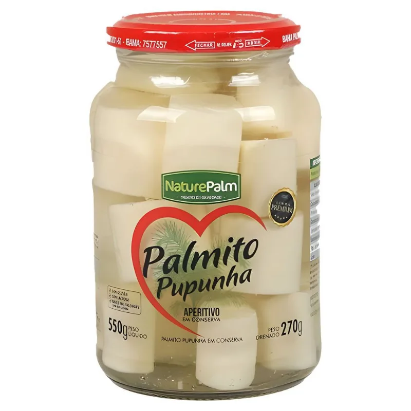 Palmito Naturepalm Pupunha Aperitiv 270g