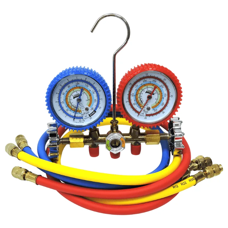 Manifold para Gases R12 R22 R134A e R404A 3 Peças Ecotools ET636 ET636