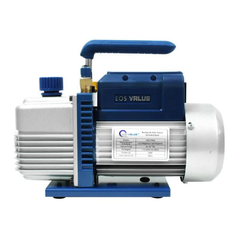 Bomba De Vácuo Eos 10cfm Bivolt Duplo Estágio Profissional