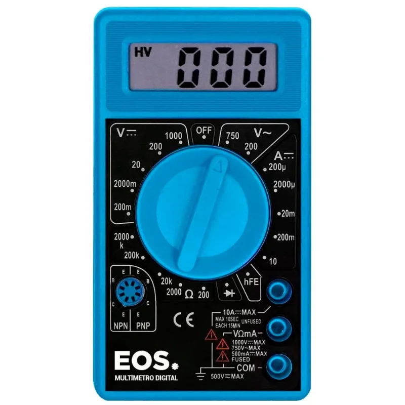Multímetro Digital Eos Azul EMD02 (MP)
