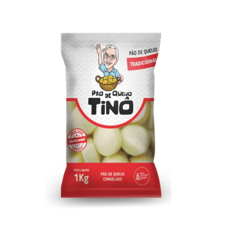 Pâo de Queijo Tinô Tradicional Congelado 1Kg