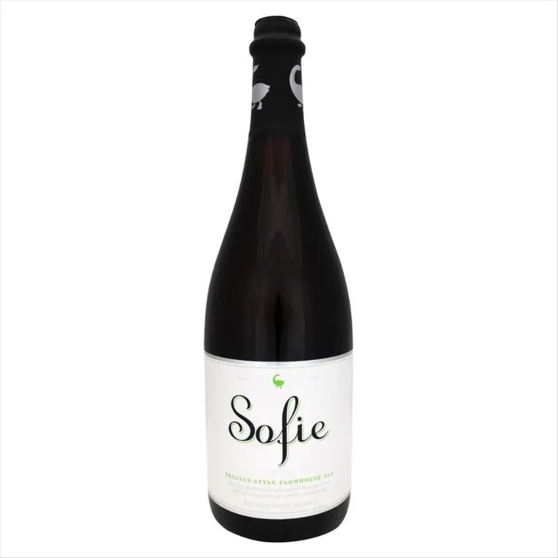 Cerveja Americana Sofie Goose Island Belgium Farmhouse Ale Garrafa 765ml