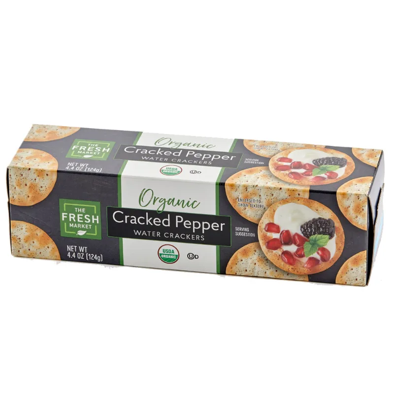Biscoito Cream Cracker The Fresh Market c/ Pimenta 137g