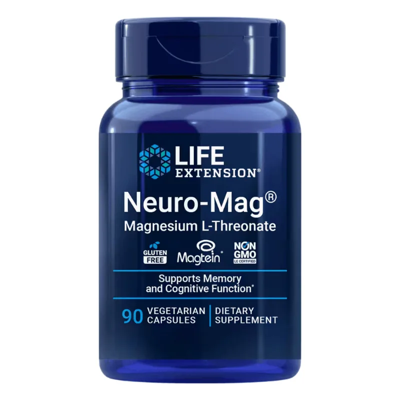 Neuro-Mag Magnésio L-Treonato 90 Cápsulas Life Extension