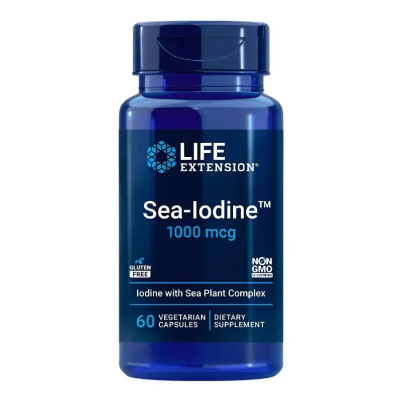 Seo-iodine 1000 Mcg (60 Vcapsules) - Life Extension - Não Informado - Mercearia