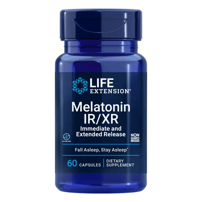Melatonina IR/XR 60 Cápsulas Life Extension