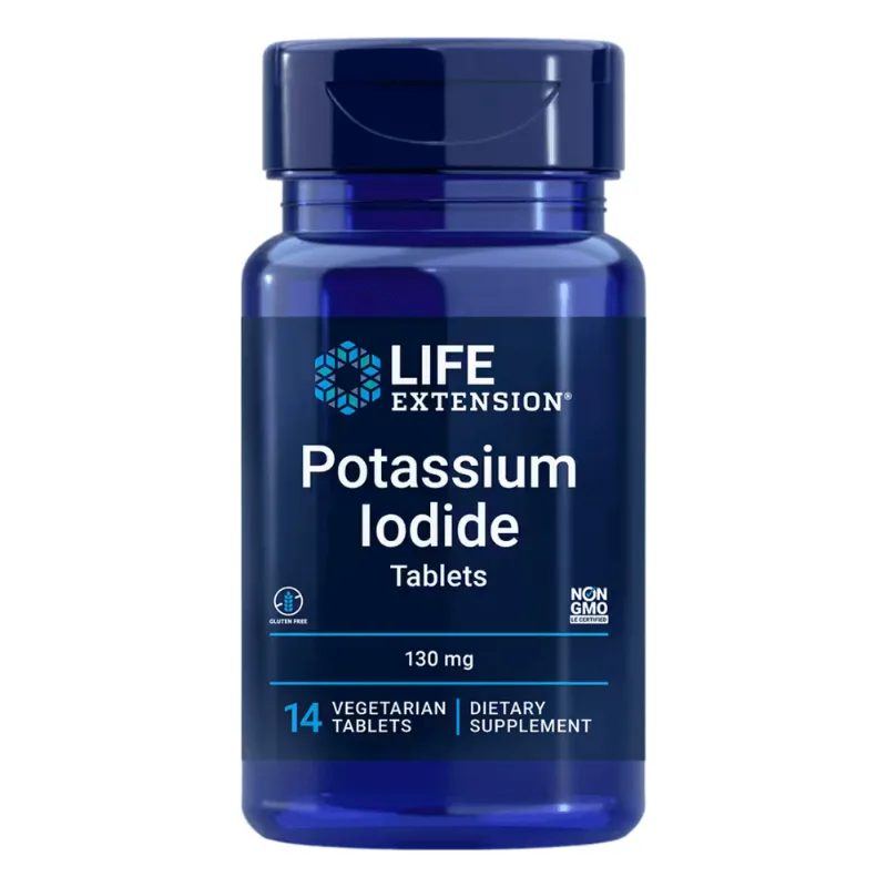 Iodeto de Potássio 130mg 14 Tabletes Life Extension