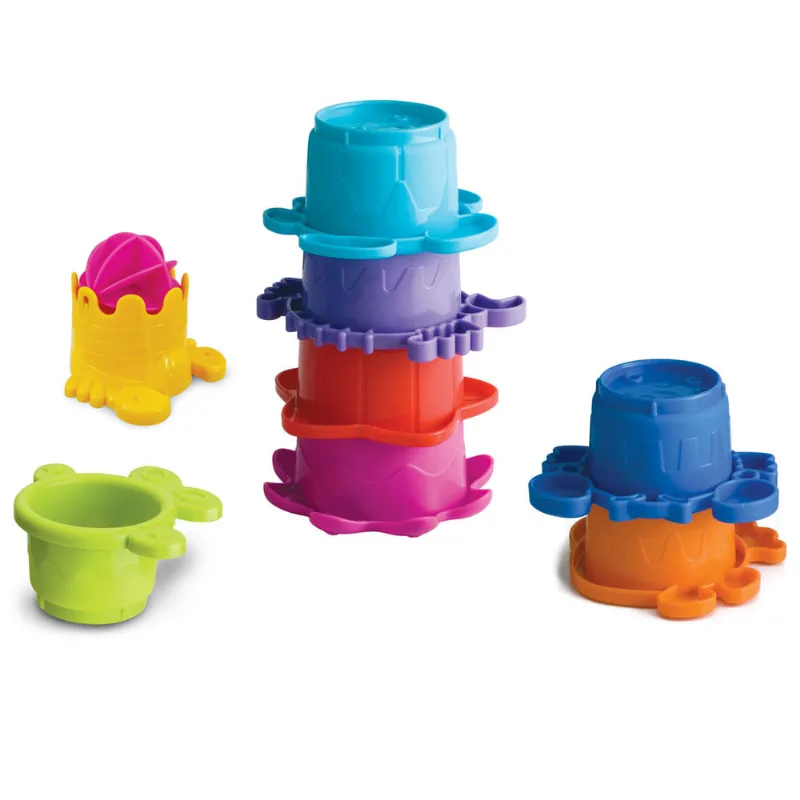 Potes para Empilhar Coloridos - New Toys