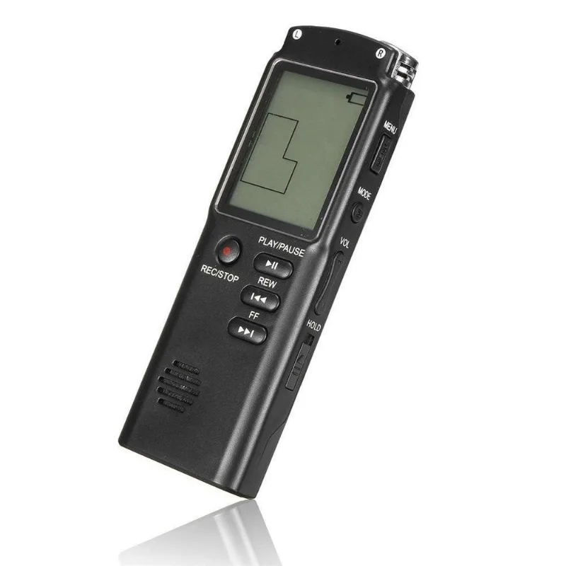 Gravador De Voz Áudio Digital 32gb Mp3 Player Var Vor Lapela