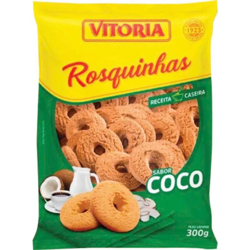 Biscoito Rosquinha Vitória Coco 300g