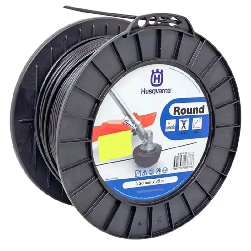Fio De Náilon Husqvarna 3,3mm 75m (MP)