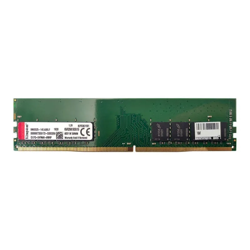 Memória Kingston 16gb, Ddr4, 2666mhz, Cl19 - Kvr26n19d8/16