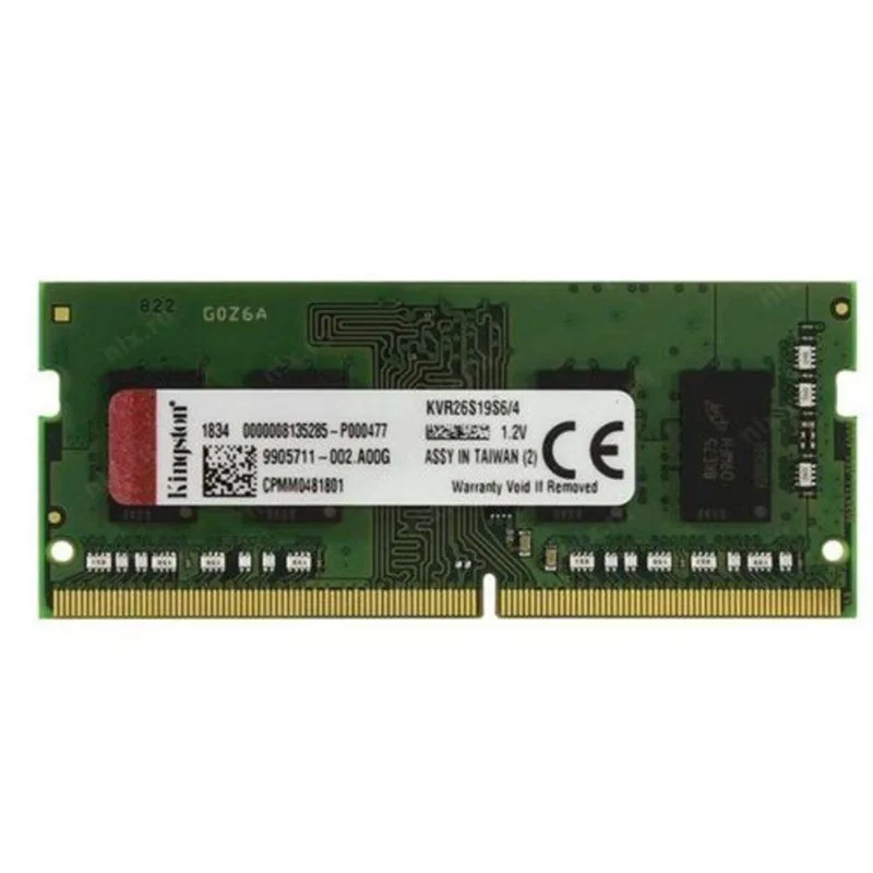 Memoria 4gb - Ddr4 - 2666mhz - Kingston - Kvr26s19s6-4