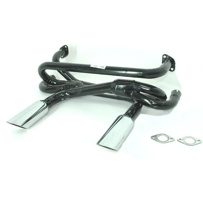 Escapamento Fusca Direto Dimens 4x2 C Pont Dodge Cromada S40