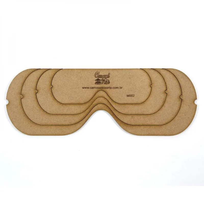 Gabarito Para Mascara De Dormir Mdf M002