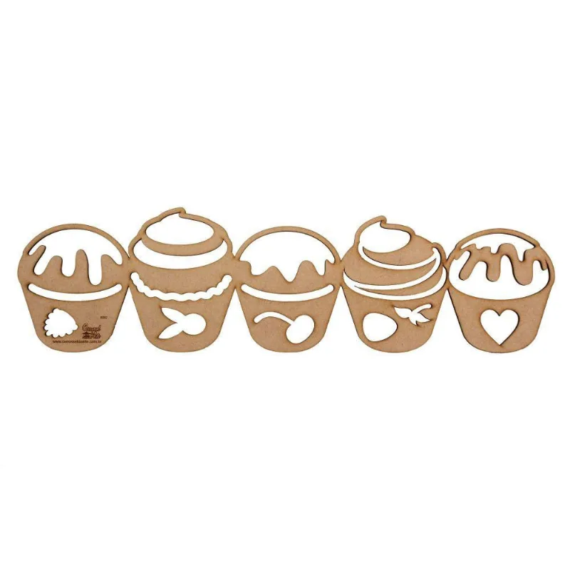 Régua Para Barrado Mdf Cupcake