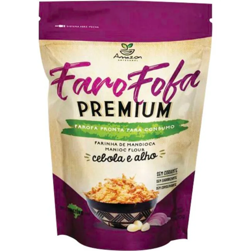 Farinha de Mandioca Farofofa Cebola e Alho 300g