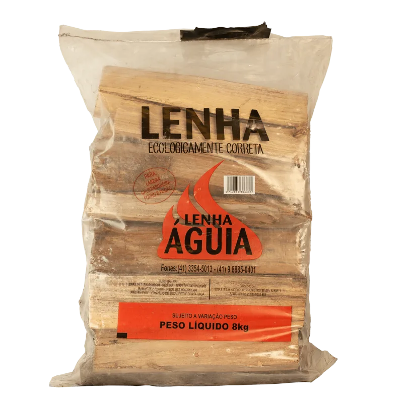 Lenha Queima Prolongada Águia 8kg - Águia - Açougue E Peixaria