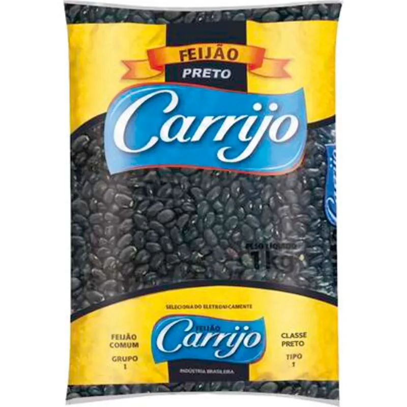 Feijão Preto Carrijo Tipo 1 1kg