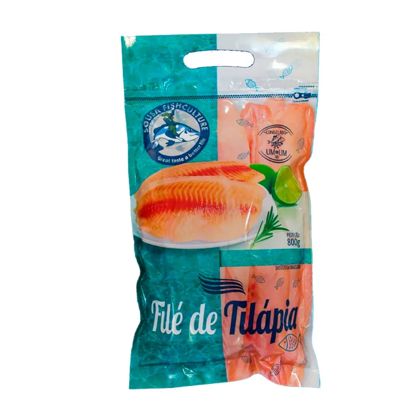 Filé Peixe Tilápia Sousa Fishculture Iqf 800g